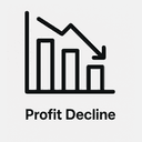 Profit Margin Collapse icon